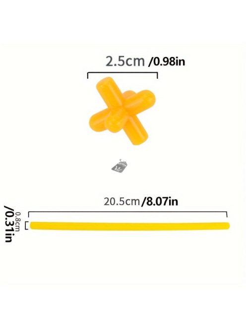 100 darabos szalma építőjáték