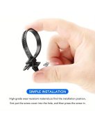 25db Autó Nylon Kábelkötegelő Klip