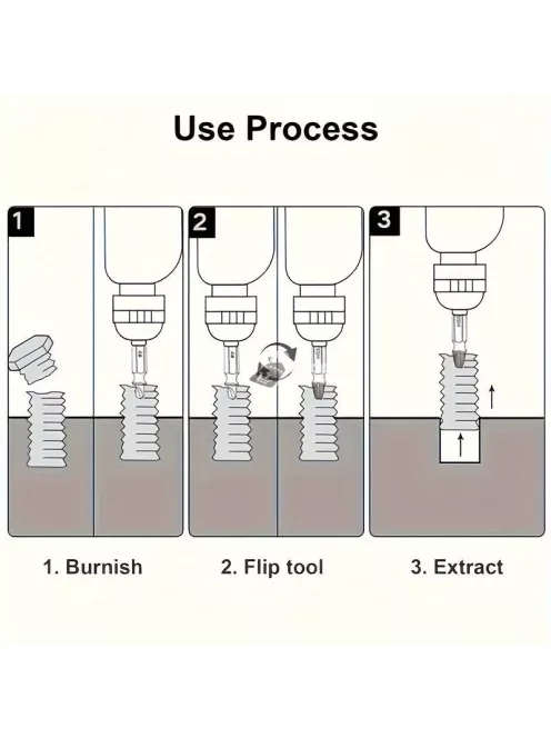10 darabos csavarhúzó készlet ipari használatra