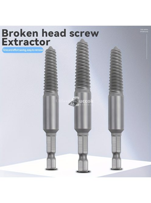 csavar kiszedő készlet, fúrófej sérült csavarokhoz