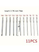 11db precíziós Star Torx bitkészlet