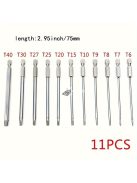 11db precíziós Star Torx bitkészlet