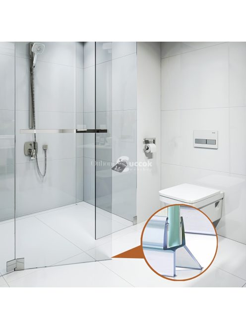 2db89.99 cm-es szilikon zuhanyajtó tömítés