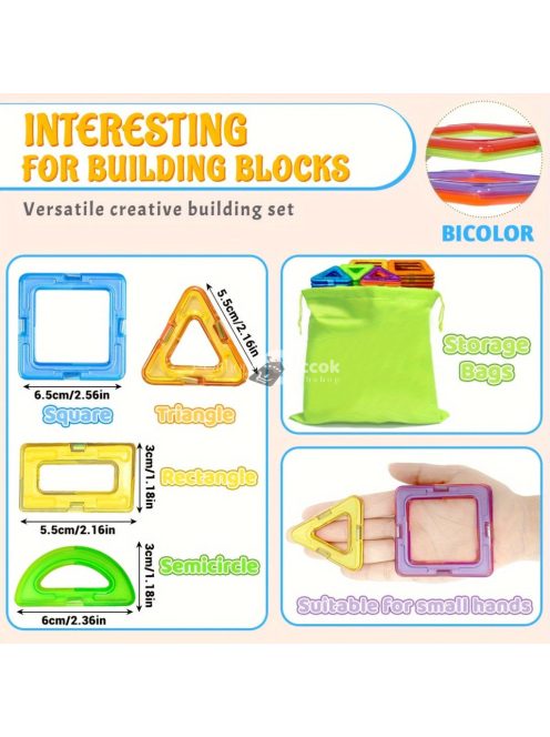 Mágneses építőkockák