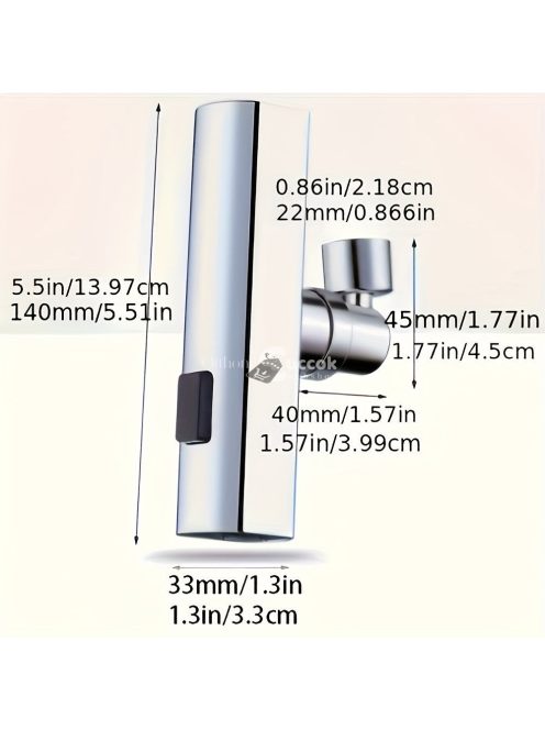 Univerzális, multifunkcionális csaptelep-adapter