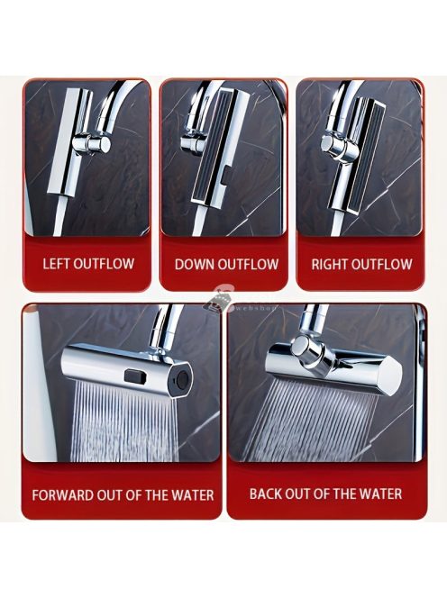 Univerzális, multifunkcionális csaptelep-adapter