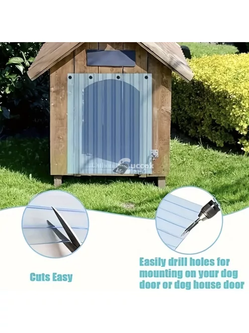 Könnyen felszerelhető PVC kutyaajtó függöny