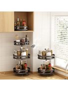 3 szintes többcélú forgó konyhai eszköz rendszerező