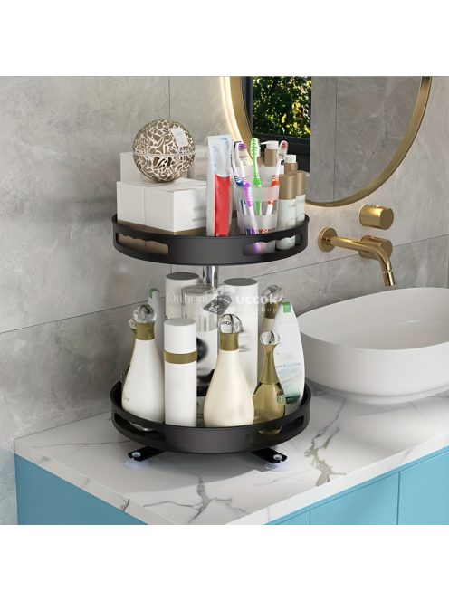 3 szintes többcélú forgó konyhai eszköz rendszerező