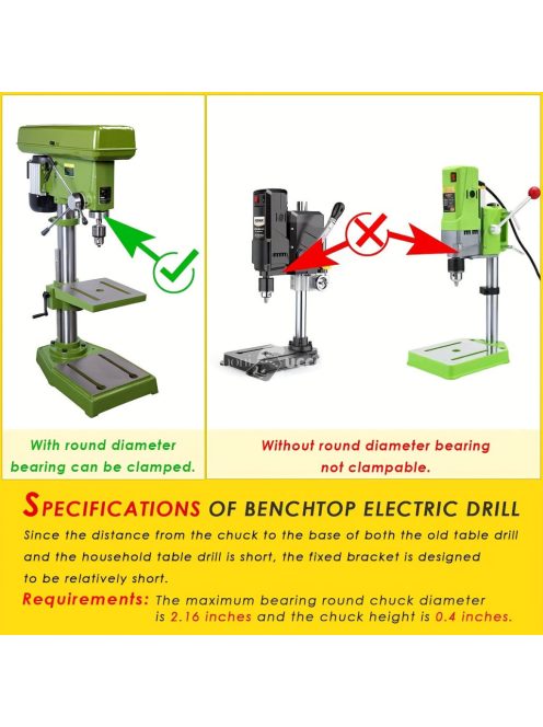 Könnyen Szerelhető Négyzet Alakú Lyukfúró Adapter