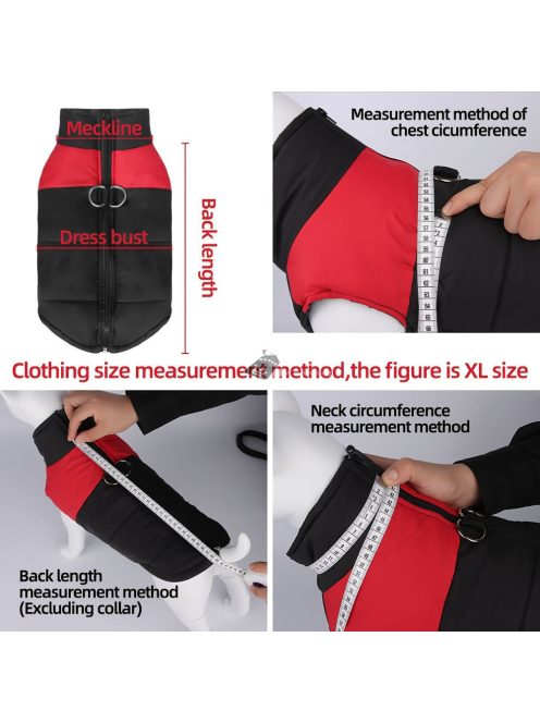 Fényvisszaverő kutyakabát