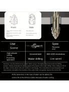 Karbidos 4-fogazott fűrészpengéjű szárazfúró bit, kerámia csempéhez