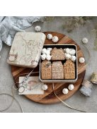 Retro norvég házikó forma karácsonyi és halloweeni sütéshez