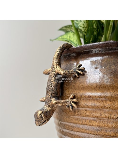 Bájos Gekkó Gyanta Szobor