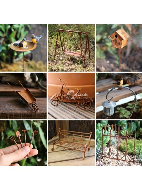 Tündérmese tematikájú fém bicikli dekor