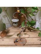 Tündérmese tematikájú fém bicikli dekor