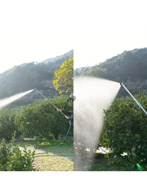 Magasnyomású légörvény fúvóka mezőgazdasághoz és kertészkedéshez
