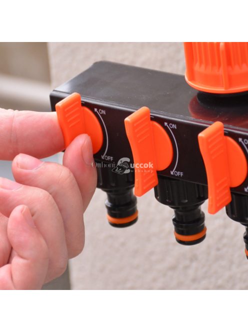 4 utas kerti tömlőosztó