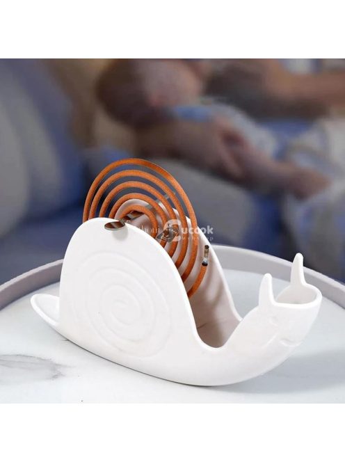 Csiga alakú szúnyogriasztó spirál tartó tálca