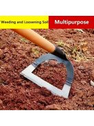 Erős mangánacél üreges horog - Megvastagított hegyes gyomirtó eszköz