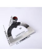 Erős mangánacél üreges horog - Megvastagított hegyes gyomirtó eszköz