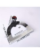 Erős mangánacél üreges horog - Megvastagított hegyes gyomirtó eszköz