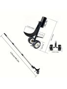 Fém résgyomláló kerekekkel