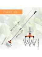 Állítható és levehető kézi kerti kultivátor