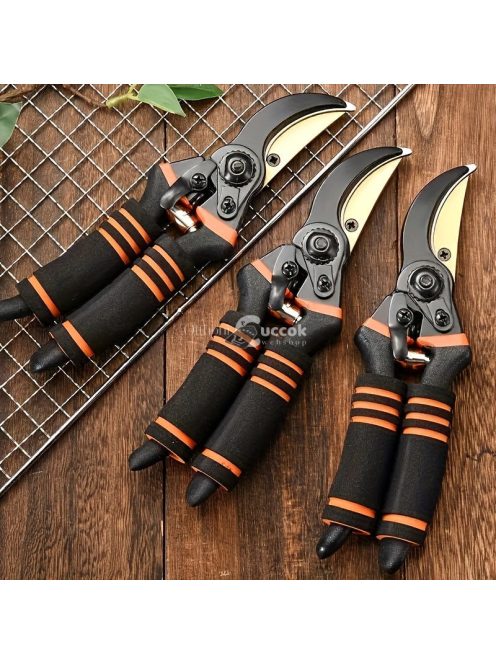 Professzionális Titánium Bypass Metszőolló - Szuper Éles Prémium Kerti Olló