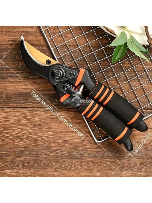 Professzionális Titánium Bypass Metszőolló - Szuper Éles Prémium Kerti Olló