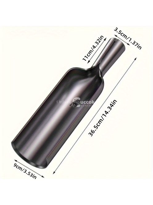 Strapabíró mangánacél kézi ásó ívelt kialakítással