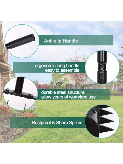 Erős 45.72cm-es gördülő fűszellőztető