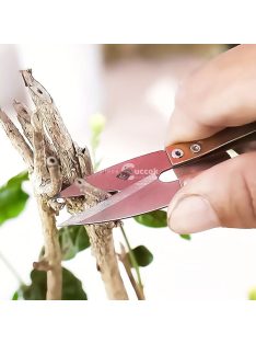   Precíziós Bonsai Metszőolló - Rozsdamentes Acél Kerti Olló Növényekhez, Virágokhoz és Rügyekhez