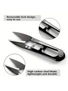 Precíziós Bonsai Metszőolló - Rozsdamentes Acél Kerti Olló Növényekhez, Virágokhoz és Rügyekhez