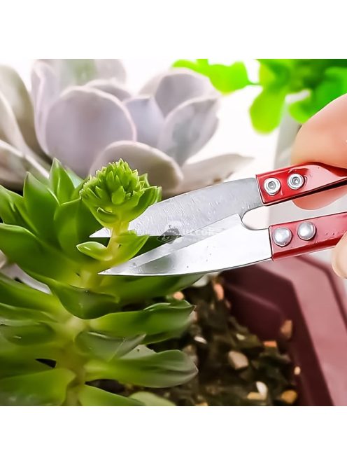 Precíziós Bonsai Metszőolló - Rozsdamentes Acél Kerti Olló Növényekhez, Virágokhoz és Rügyekhez