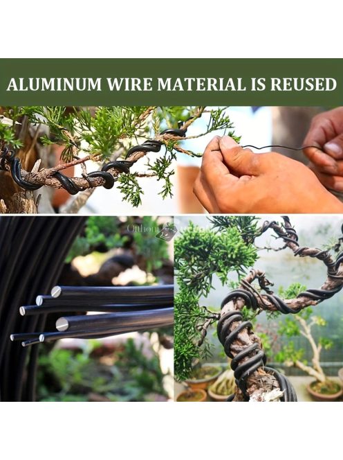 Rugalmas Eloxált Alumínium Bonsai Edző Drót