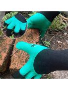 Kertészeti kesztyű karmokkal ásáshoz és ültetéshez