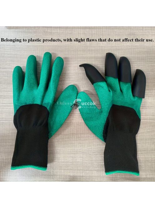 Kertészeti kesztyű karmokkal ásáshoz és ültetéshez