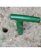 Tartós Zöld Kézi Talajfúró - Ideális Palántákhoz, Ültetéshez és Átültetéshez