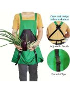 Kültéri aratókötény nagy zsebekkel