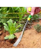 Multifunkciós vastagított, rozsdamentes acél kertészeti lapát