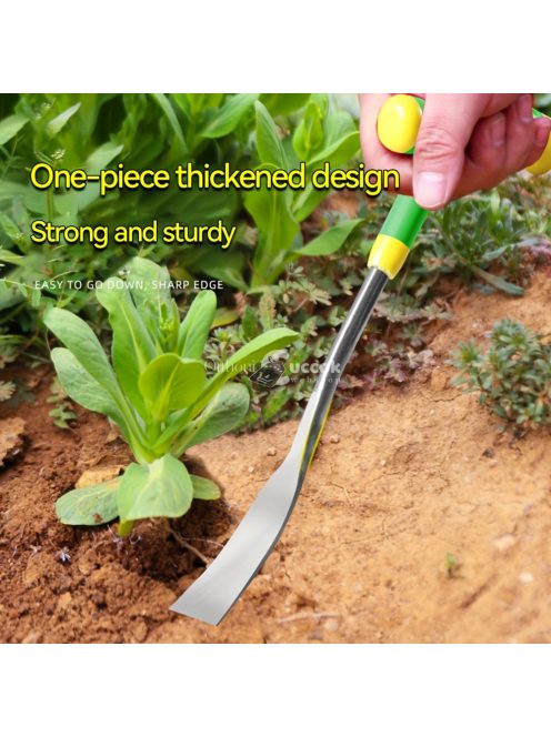 Multifunkciós vastagított, rozsdamentes acél kertészeti lapát