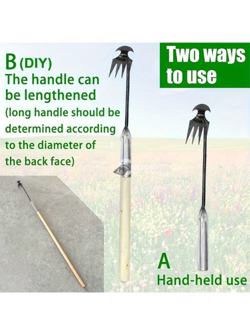 Kis gyomláló kapa 4 foggal