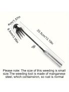 Kis gyomláló kapa 4 foggal