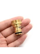 Sárgaréz gyorscsatlakozású kerti locsolócső csaptelep adapter