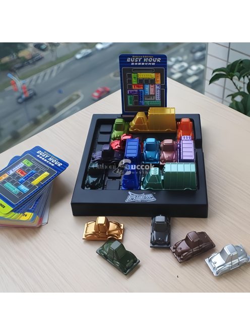 Thinkfun Rush Hour Deluxe Edition, színes, agytorna logikai játék