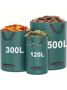   3 méretű, nagy teherbírású kerti hulladékzsák készlet