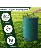 3 méretű, nagy teherbírású kerti hulladékzsák készlet