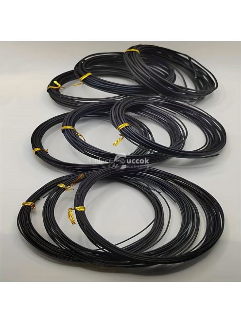 9 tekercs 147 láb hosszúságú eloxált alumínium bonsai edződrót