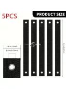 5 csomag nagy teherbírású kerti faheveder csattal